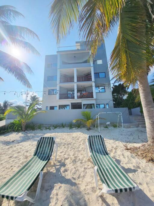 2 Rooms Apartment With Private Beach In Puerto Juarez Канкун Экстерьер фото