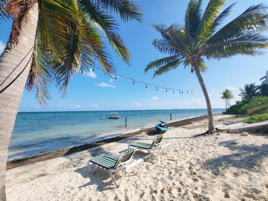 2 Rooms Apartment With Private Beach In Puerto Juarez Канкун Экстерьер фото